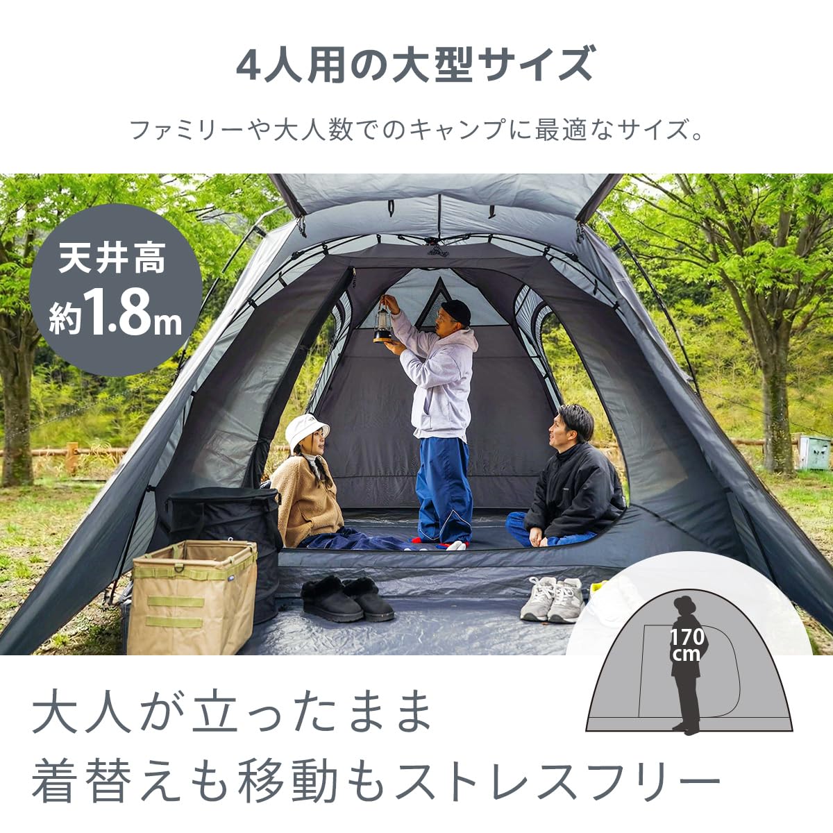 Amazon.co.jp: クイックキャンプ: テント