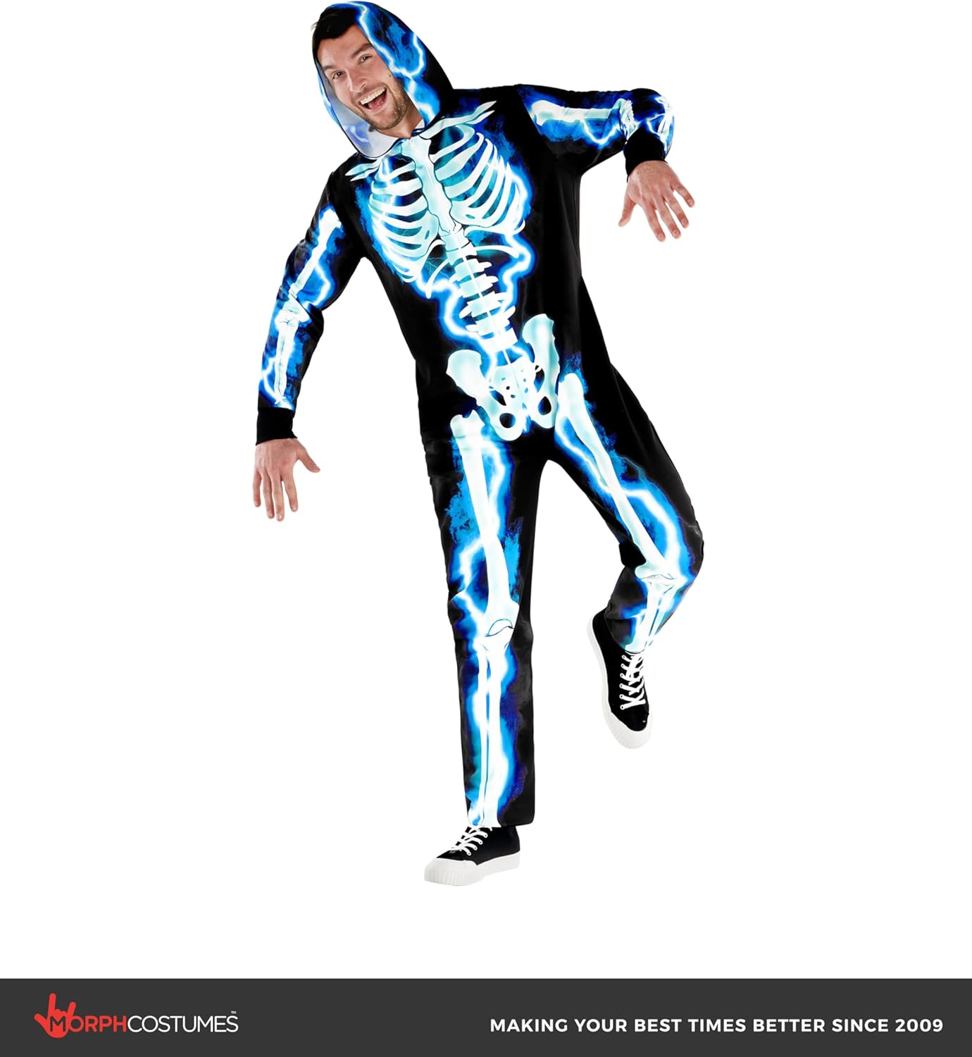 Morph Skeleton Costume Men, Adult Skeleton Costume, Halloween Costumes For Men, Halloween Costumes For Adults - Image 4