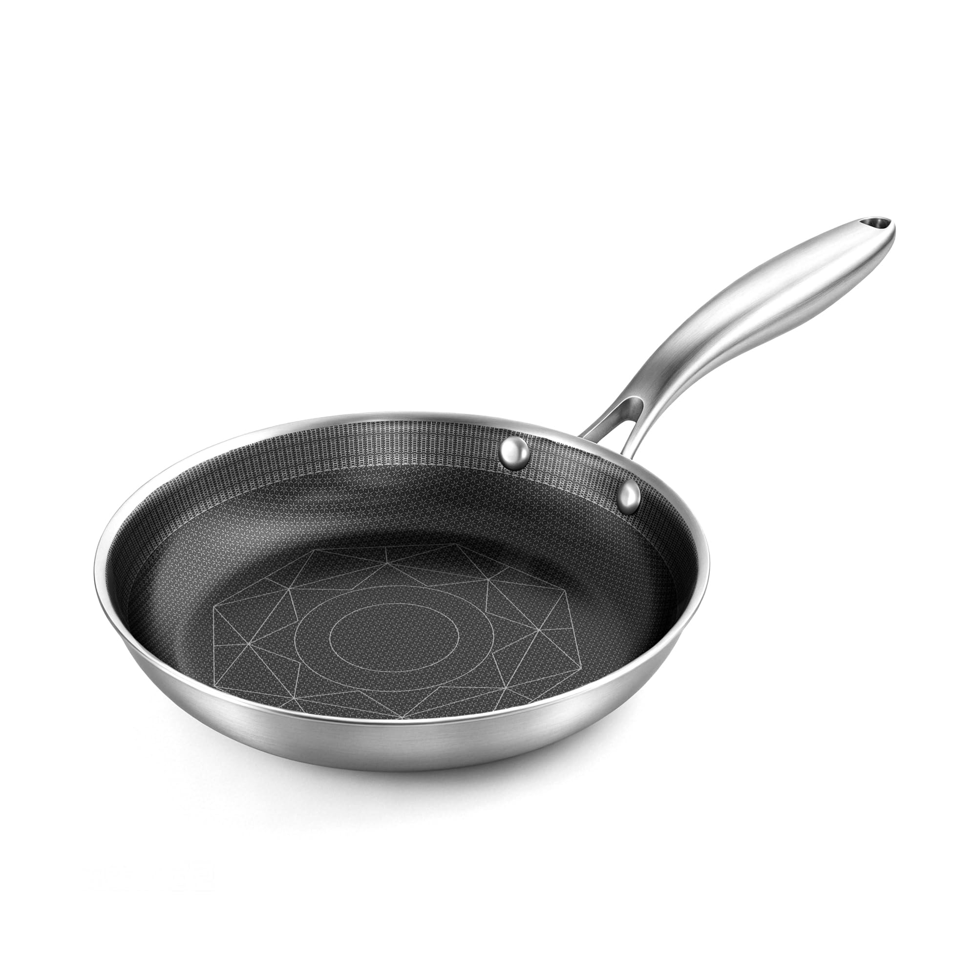 COOKER KING 8-Inch Hybrid Nonstick Frying Pan