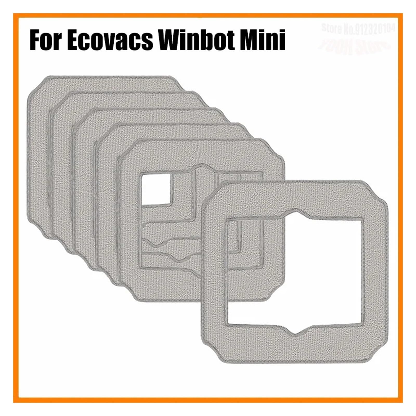 Podkładka do mopa akcesoria zamienne do mopa, kompatybilne z Ecovacs WINBOT MINI zautomatyzowane części do czyszczenia okien (10 szt.)
