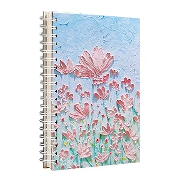 リングノート Amazon | QQZSG ノート リングノート 横罫 9mmの罫線幅 ダブル