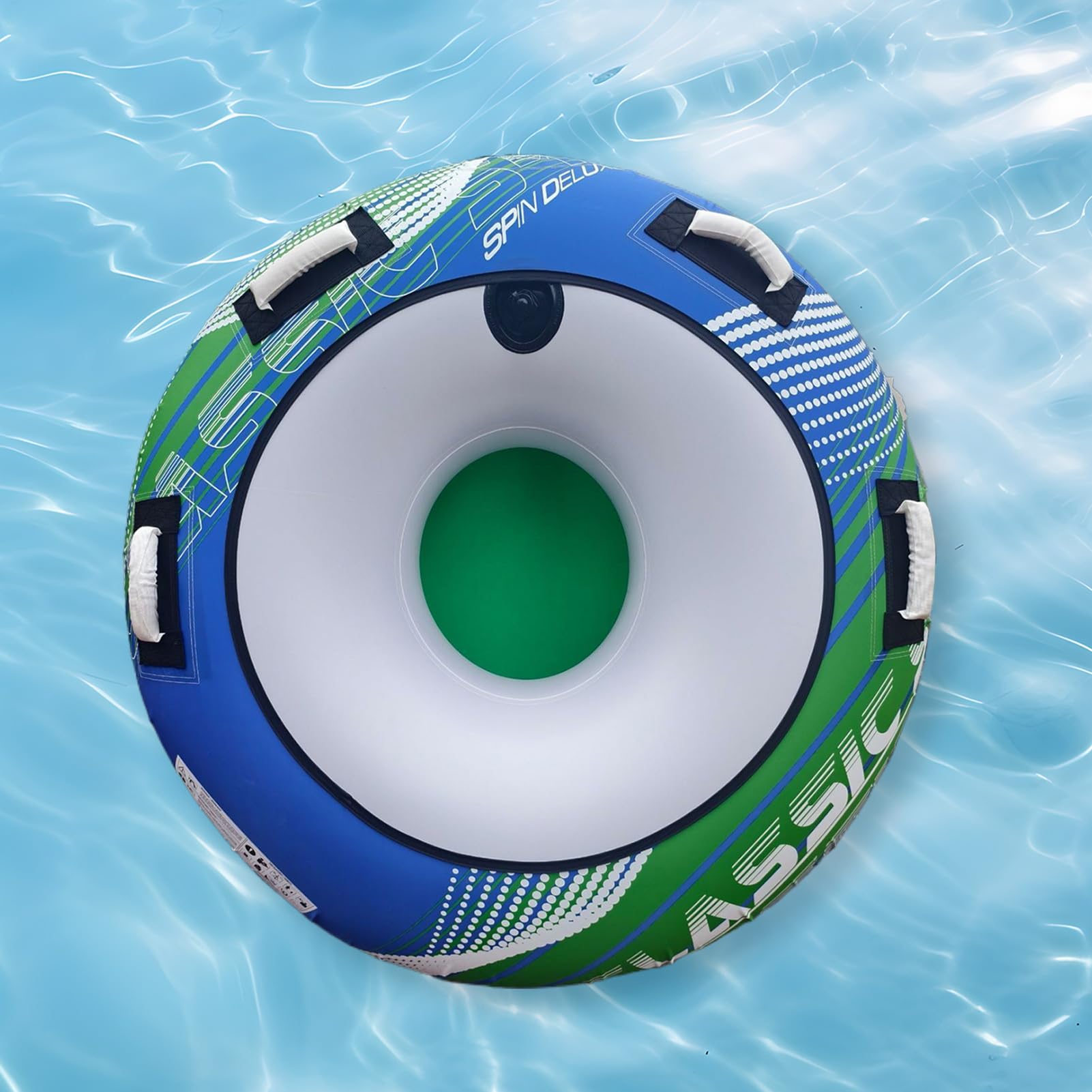 Boya Tractada | Flotador Inflable para Jóvenes - Tubos Náuticos Portátiles Grandes para Rafting Kayak Deportes Acuáticos Piscina Natación Lago Esquí Acuático Pesca