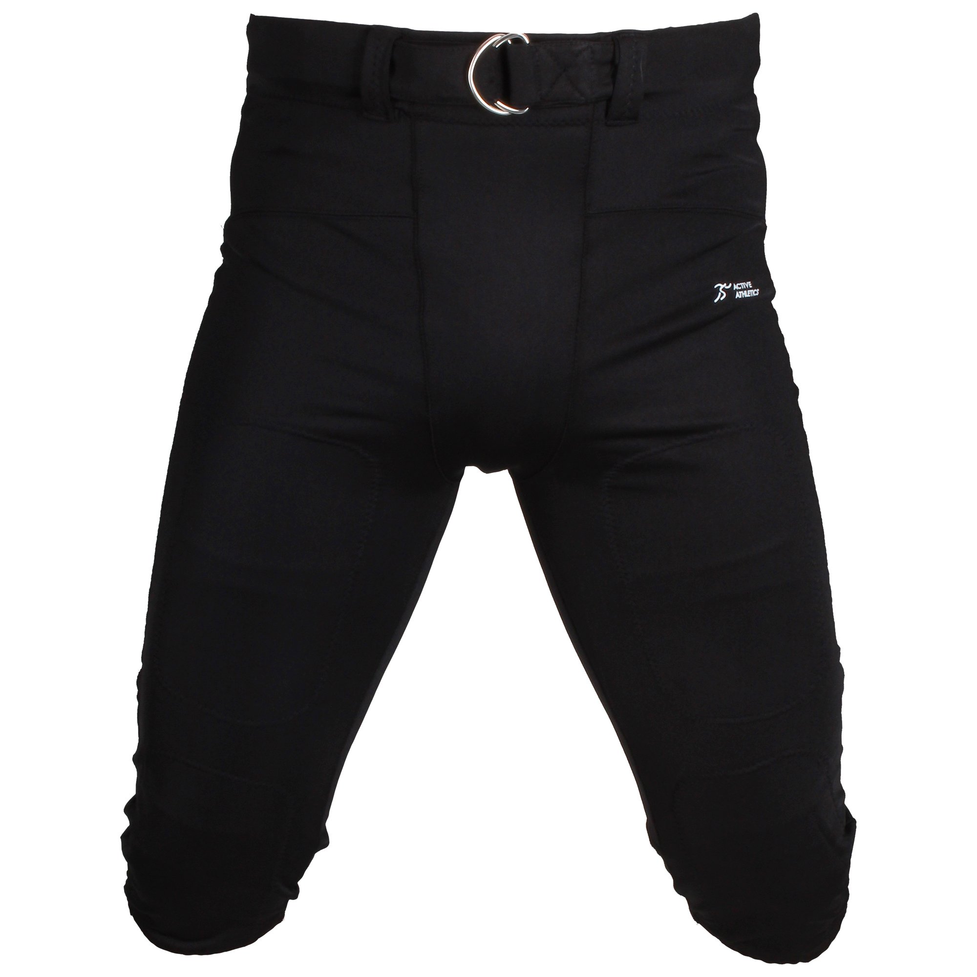 Football Hose Elite Gamepants No Fly (mit breitem Gürtel) - schwarz M