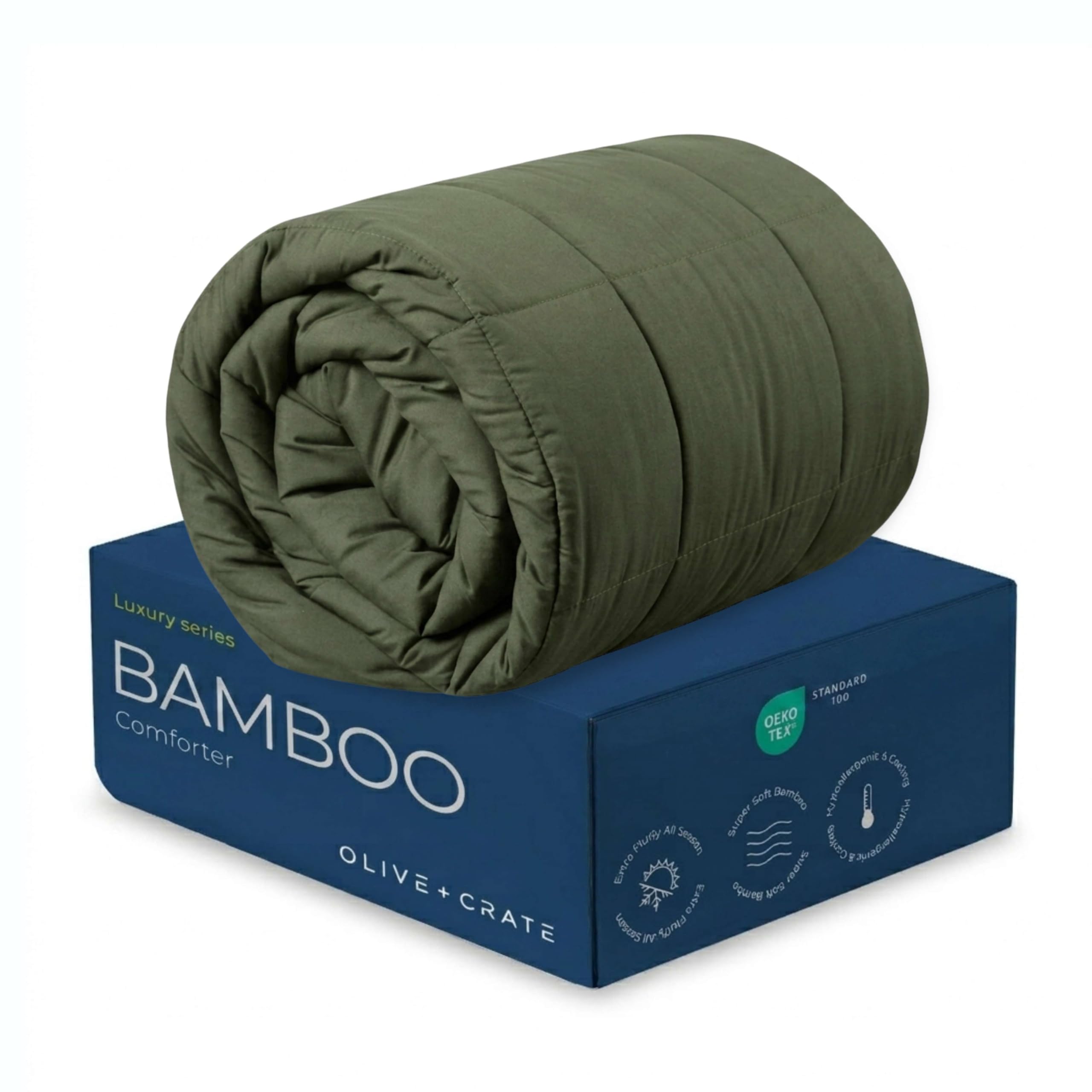 Photo 1 of Olive + Crate Bamboo Comforter - Queen Size, 88"x90"