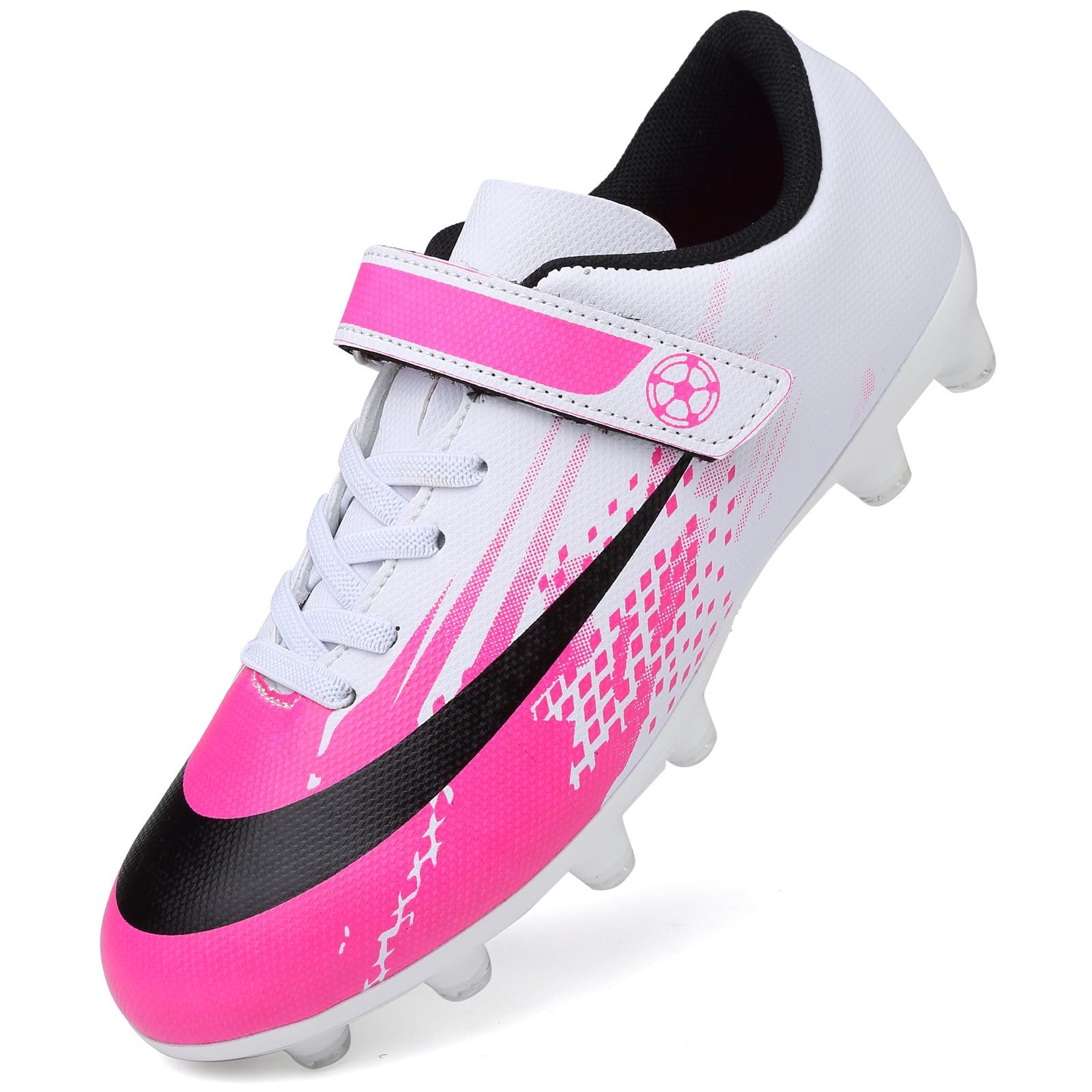 Dhinash Zapatos de Fútbol Niño Botas de Fútbol Tacos Zapatillas de Fútbol Cesped Artificial Aire Libre Zapatillas Deportivas Adolescentes Zapatos de Entrenamiento Talla 30-39
