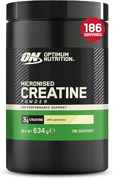 Optimum Nutrition Micronised Creatine Monohydrate Powder, 634g
