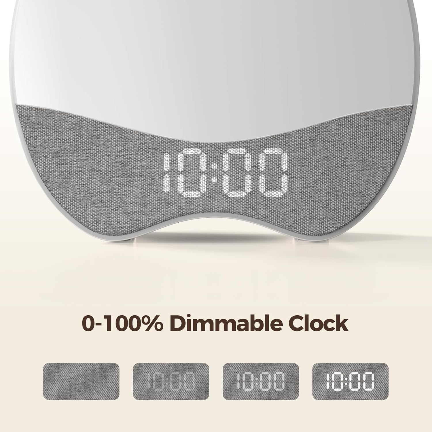 Ok to Wake Alarm Clock for Kids, Sleep Trainer with Night Light, White Noise Sound Machine, Dimmable Digital Display, 21 Soothing Sounds, Gentle Wake-up, Child Lock, for Kid, Toddler, Bedside, Bedroom