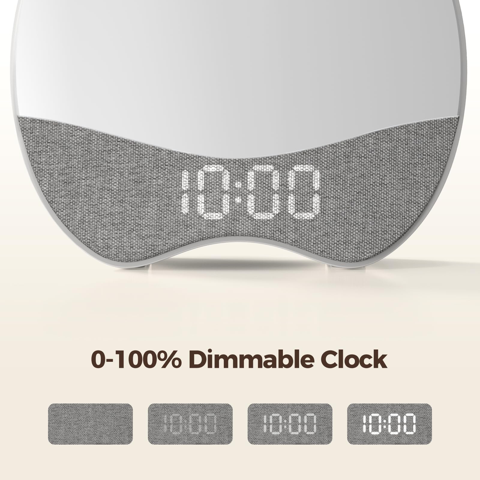 Welgo Ok to Wake - Reloj despertador para niños, entrenador de sueño con luz nocturna, máquina de sonido, pantalla de tela regulable, 21 melodías relajantes, temporizador de despertador, bloqueo