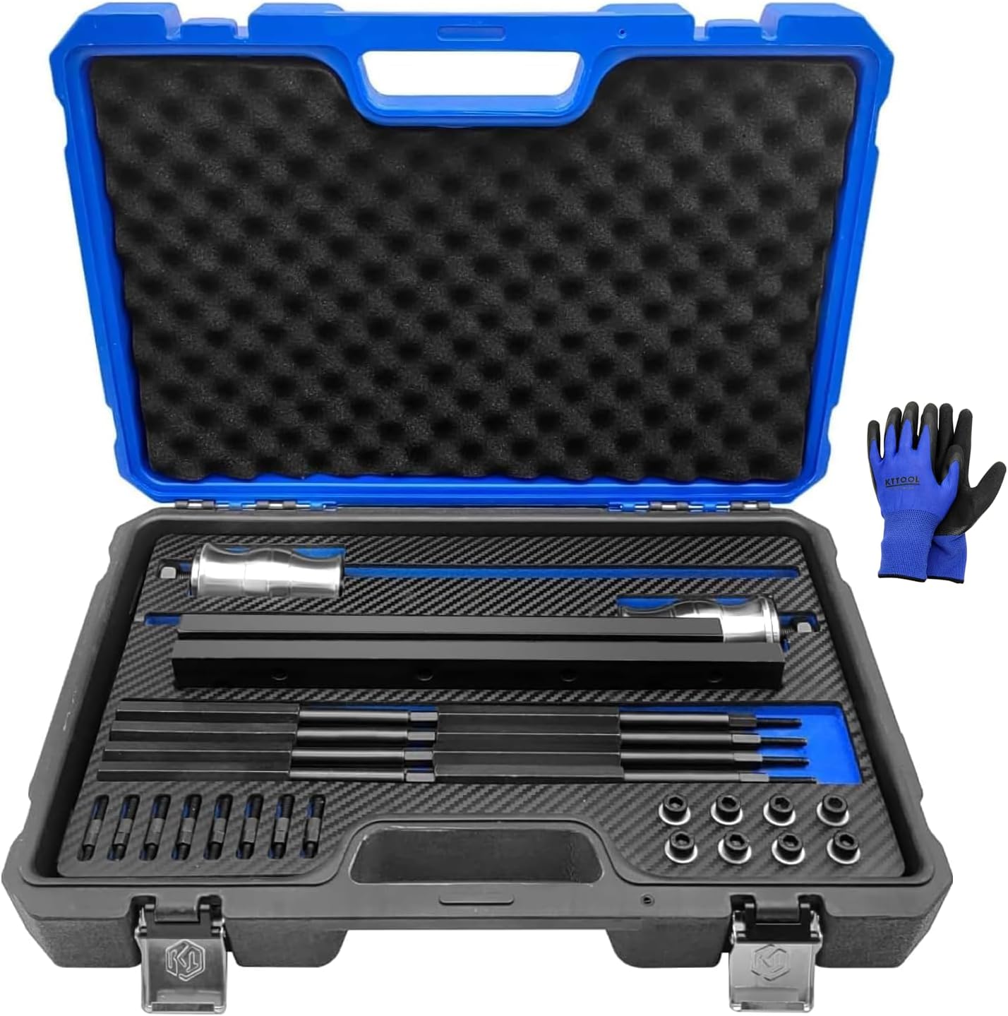 EN-51146 Fuel Injector Disassembly Tool, Rail Assembly Replacer Master Tool Kit for GM Opel, Buick, Vauxhall & MG 1.0L 1.4L 1.5T LFVI 1.5 LG3 1.6L Engines - EN-51146-100 EN-51146-150