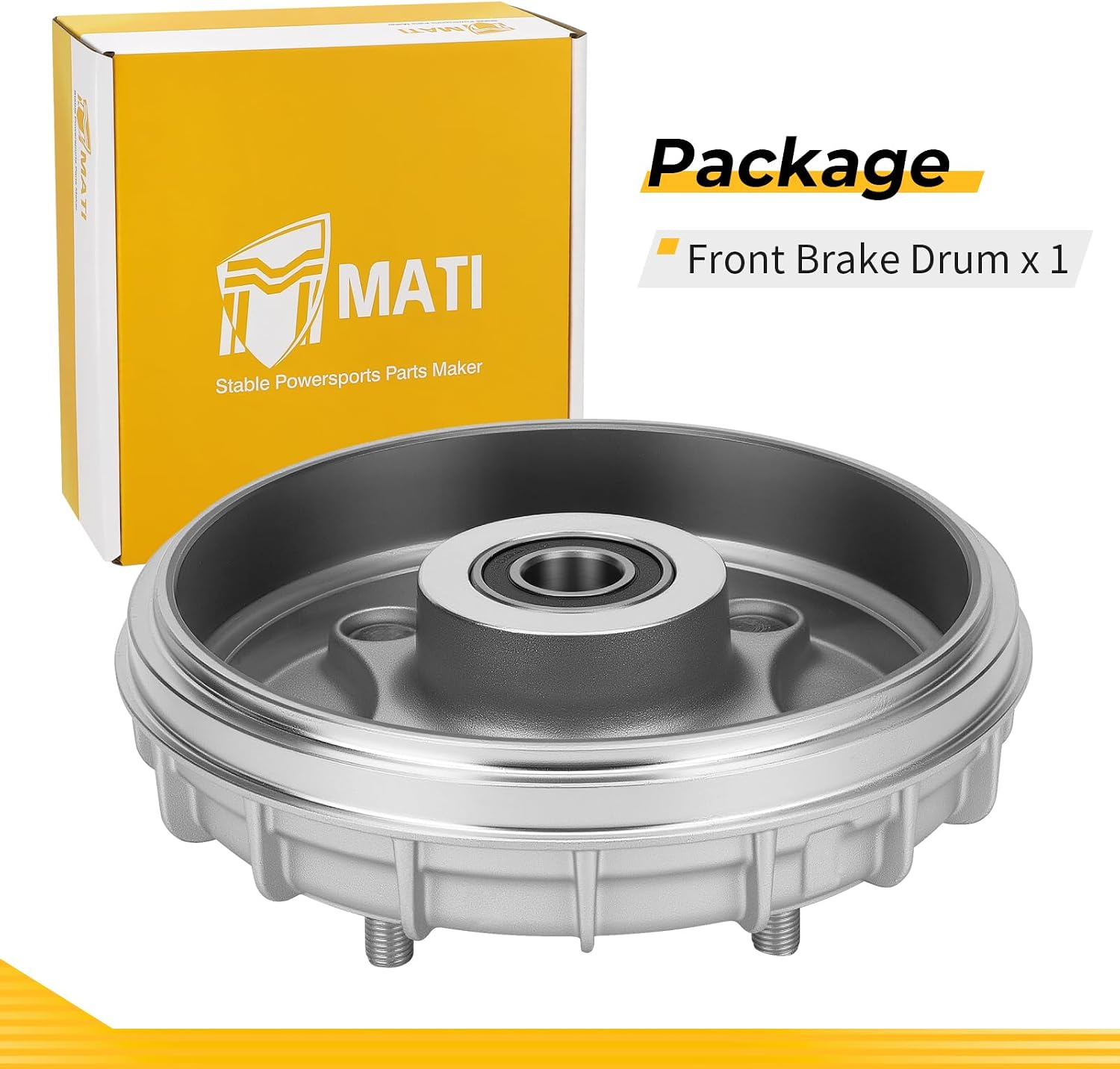M MATI Front Brake Drum for Honda Rancher 350 2X4 E-S TRX350TE Rancher 350 2X4 TRX350TM 2000-2006 44600-HN4-670