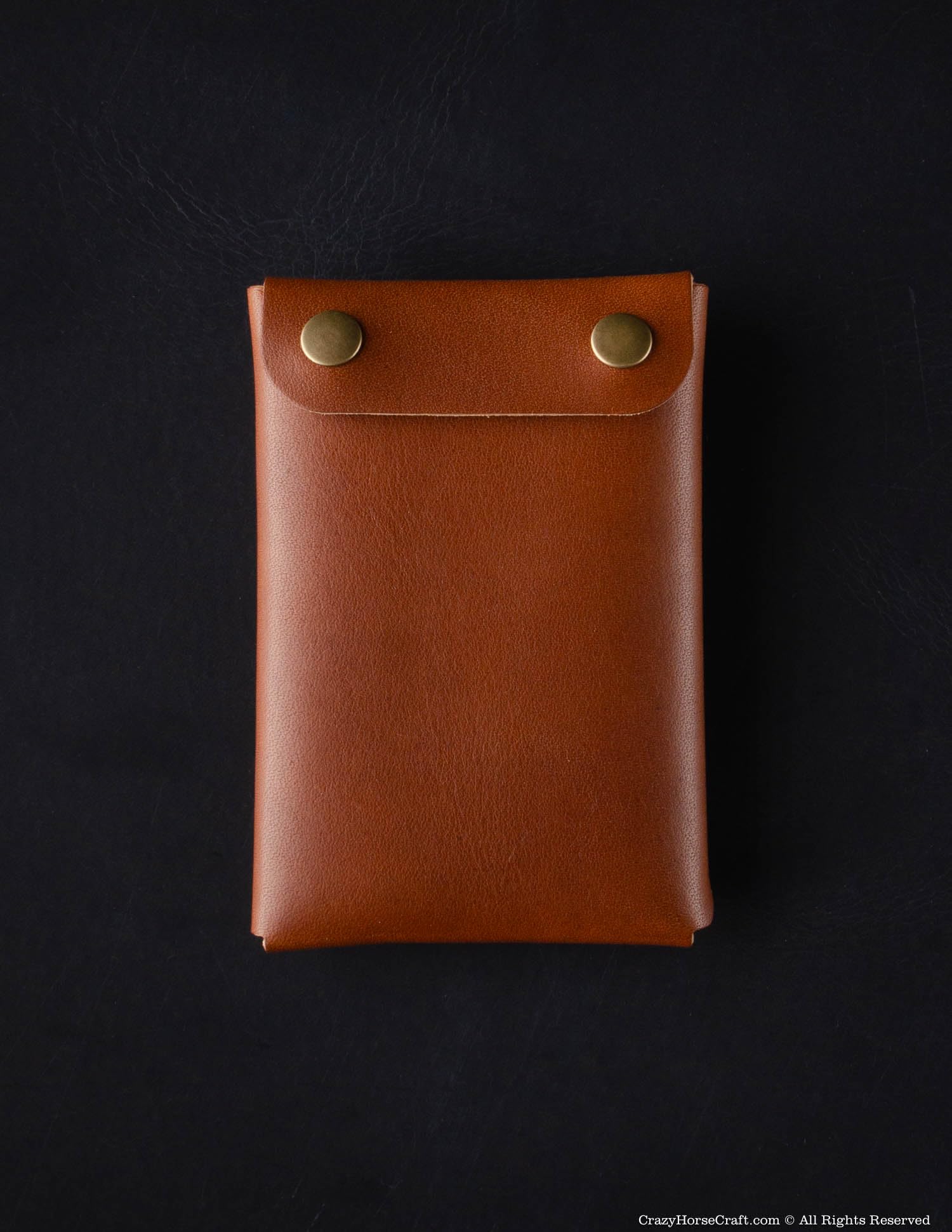 Crazy Horse Craft Portfel Slim Męski Damski, Skórzane Etui na Karty, Skóra | Portmonetka i etui na karty płatnicze z kieszonką na monety; włoska skóra pełnolicowa garbowana roślinnie, 15 kart