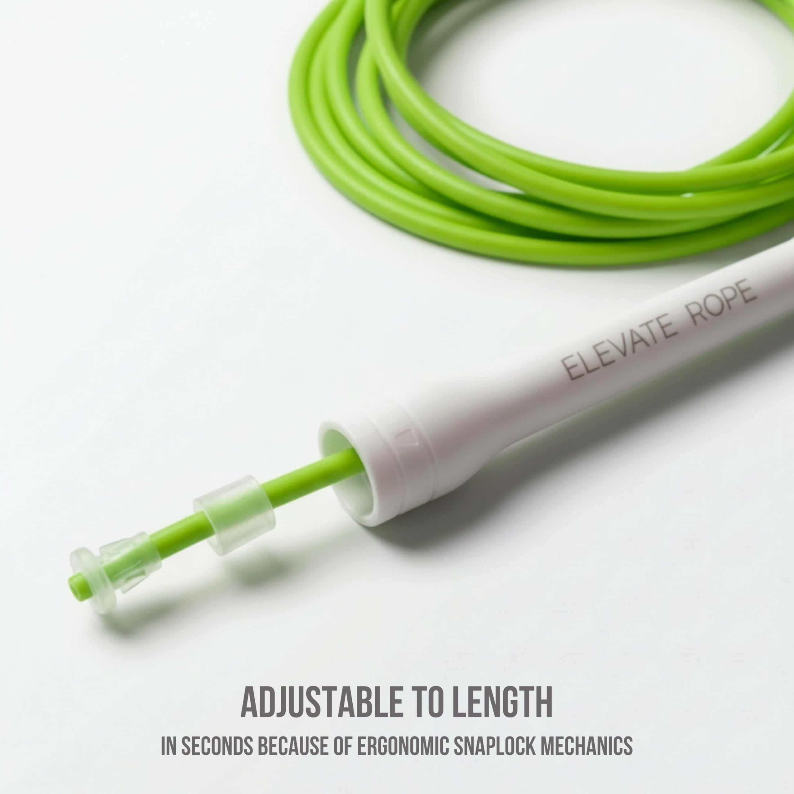 Elevate Rope Comba de Saltar Speed Rope 5mm - Cuerda Cardio sin Rodamientos