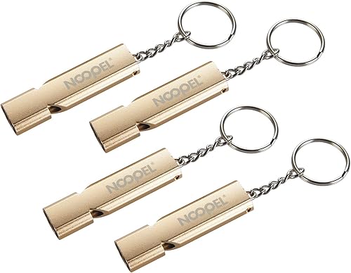 Vista 29 de Noopel Silbatos de emergencia, silbato de seguridad con cordón y llavero para acampar al aire libre, senderismo, barco, mochilero, pesca, kayak