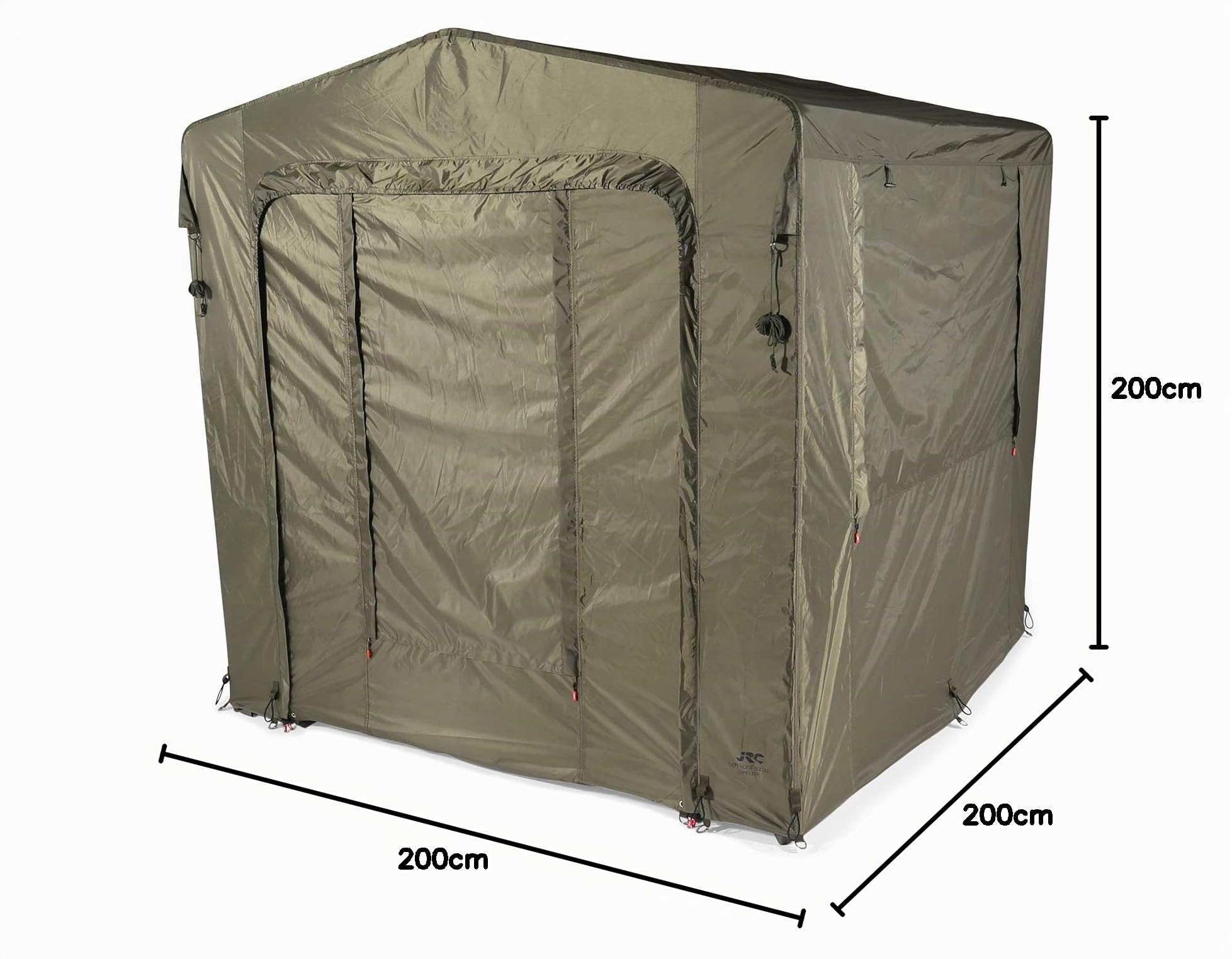 JRC Defender Social Shelter 200x200x200 cm Tente de Pêche Bivouac Parapluie Bivvy Abri Carpe