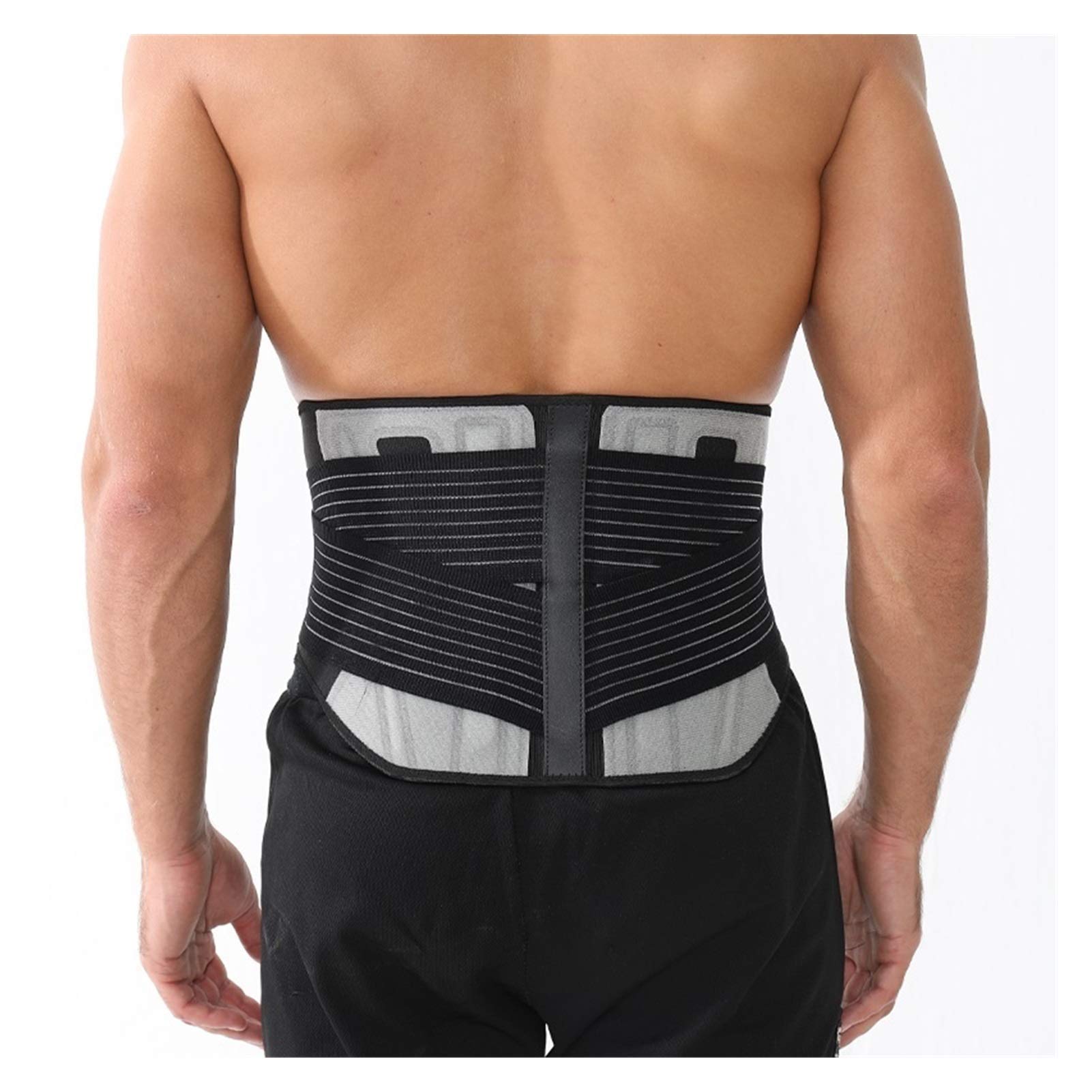 DSMYYXGS Kompressionsbandage für Lendenwirbelsäule, Taillenschmerzen, Rückenverletzungen, Stützbandage für Fitness, Gewichtheben, Fitnessstudio, Sport, Sicherheit, Korrektur (Größe : Einheitsgröße)