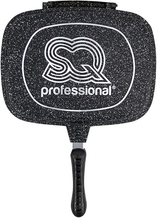 SQ Professional NEA Marbell DieCast Griddle Pans Double Sided Non