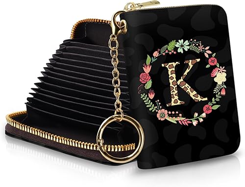 Cartera delgada para tarjetas de crédito RFID para mujer, mini-cartera pequeña para mujer, carteras para tarjetas para mujer, delgada, cartera