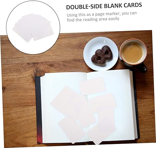 Miniatura 6 de EXCEART 200 tarjetas postales con mensaje y nota de visita, kit de tarjetas de felicitación para 2022, tarjetas de palabras de doble cara, tarjetas