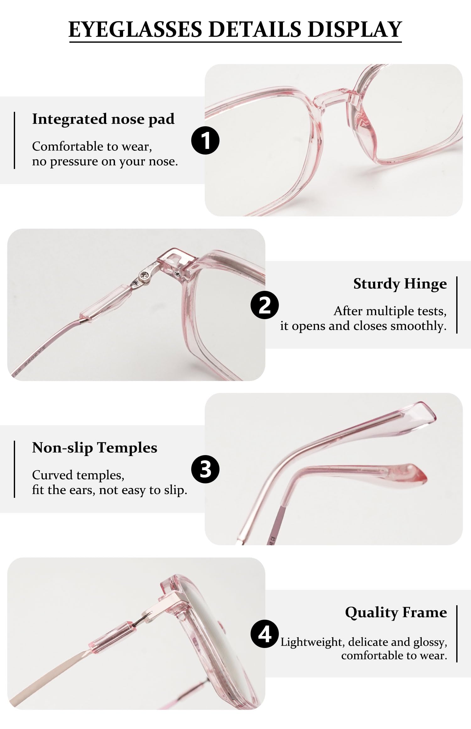 VEVESMUNDO Selbsttönende Blaulichtfilter Lesebrille Photochrome Groß Metall Stylisch Sonnenbrille Grau Getönte Brille mit UV-Schutz für Damen Herren