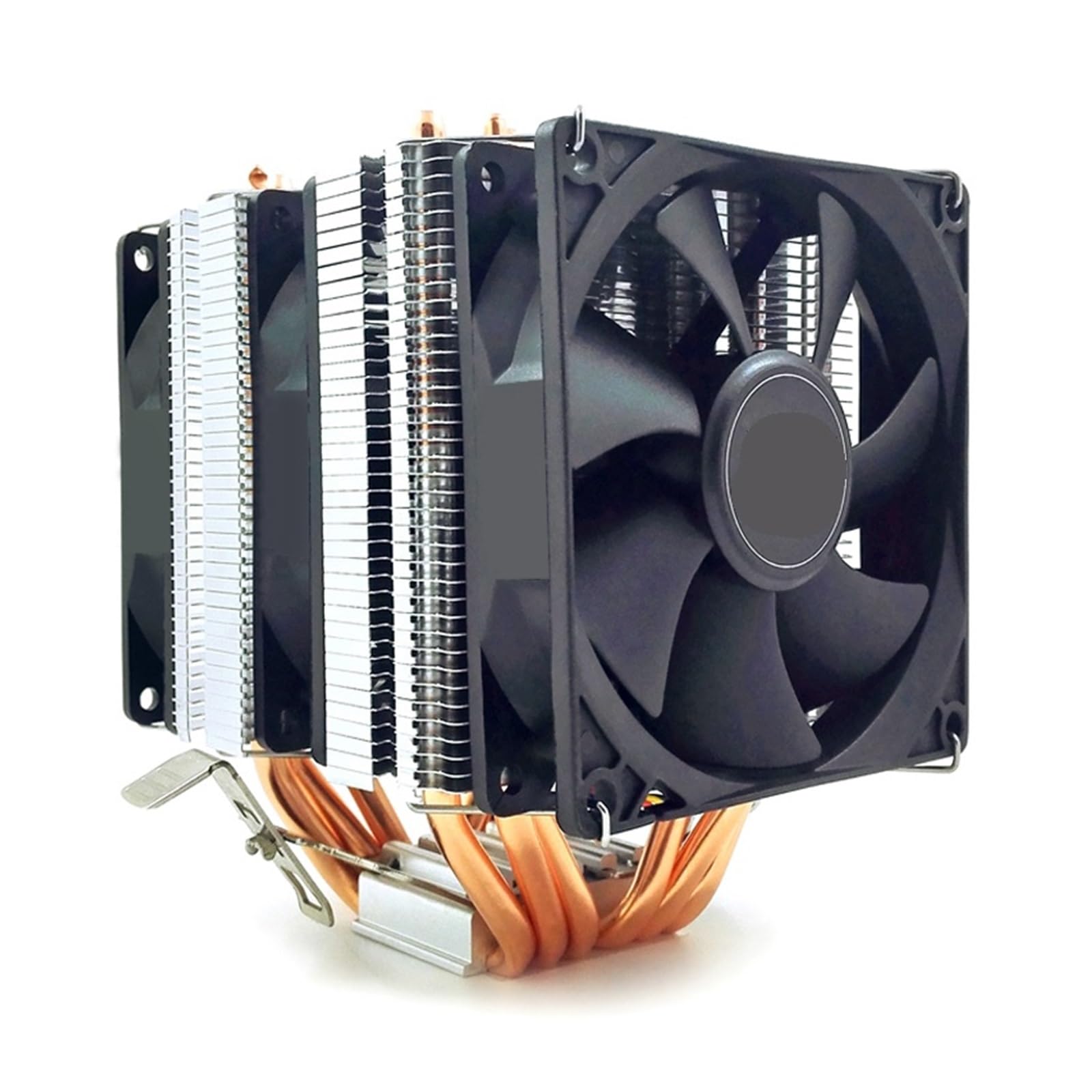 Refroidisseur de processeur 6 caloducs triple ventilateur 90mm PWM pour PC AMD et Intel