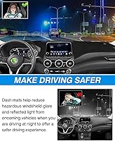 Vista 6 de CARTIST Funda para salpicadero de ajuste personalizado para Nissan Sentra 2020 2021 2022 2023 2024 2025 2026 Accesorios Funda para salpicadero