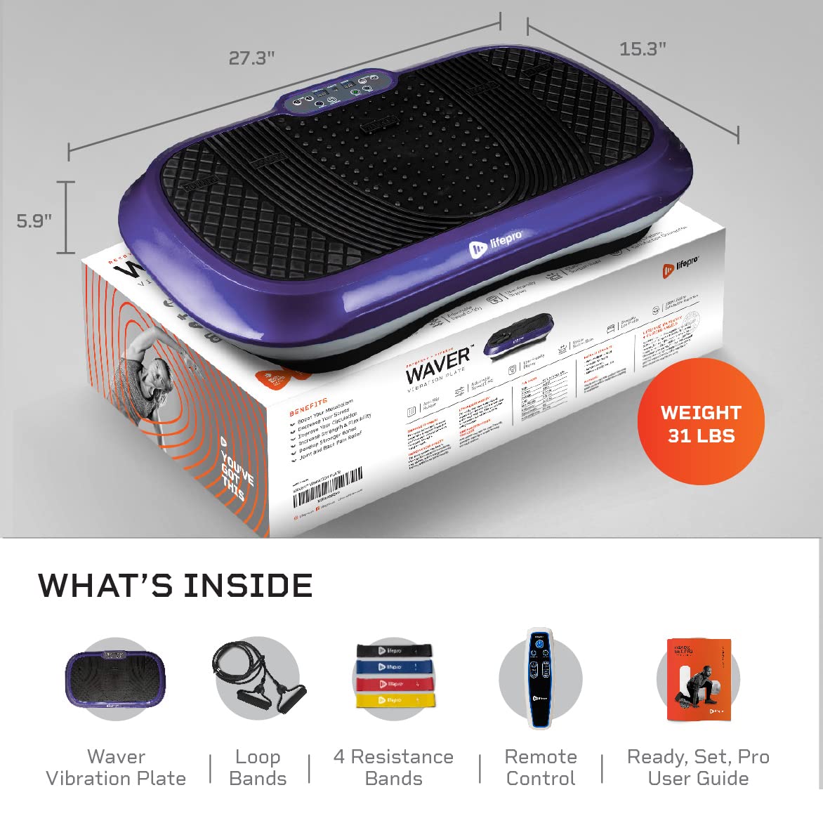 Amazon.com : LifePro Vibration Plate Exercise Machine Purple- Whole Body Workout Vibration Fitness Platform w/ Loop Bands - Home Training Equipment - Remote, Balance Straps, Videos & Manual (Renewed) : Sports & Outdoors Amazon.com : LifePro Vibration Plate Exercise Machine Purple- Whole Body Workout Vibration Fitness Platform w/ Loop Bands - Home Training Equipment - Remote, Balance Straps, Videos & Manual (Renewed) : Sports & Outdoors