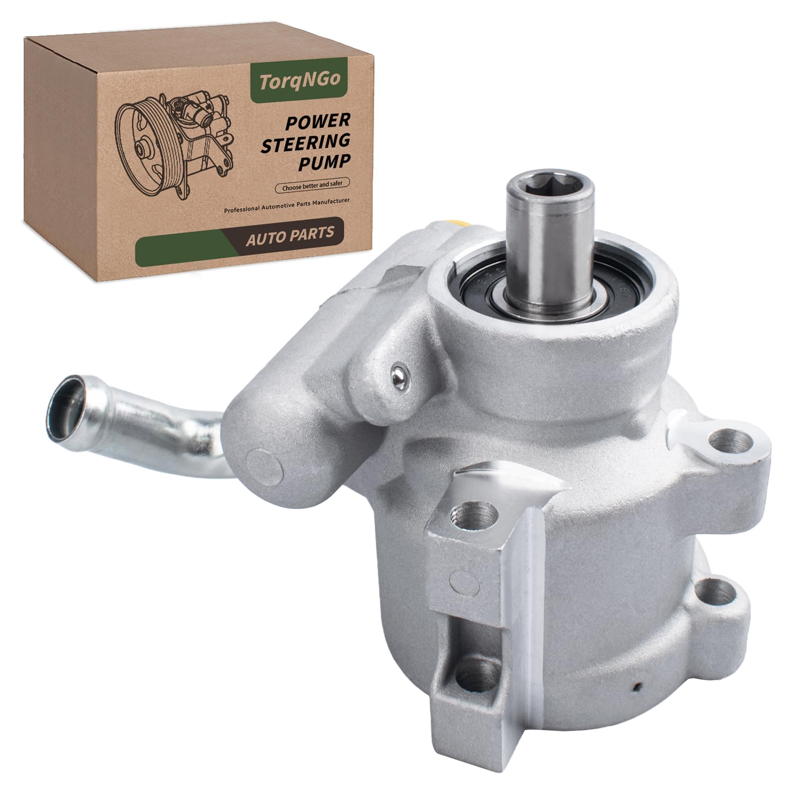 20-820 Power Steering Pump Assembly Compatible with Jeep Wrangler 1991-1995, Cherokee 1991-1996, Comanche 1991-1992, L4 2.5L Gas Power Assist Pump Replace # 52006396, 52037566, 53007140