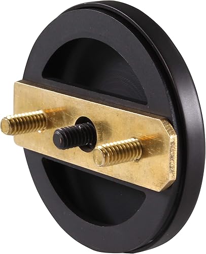 Miniatura 4 de Westbrass Juego de adornos de bañera con punta de hongo con placa frontal flotante, negro mate, D398RK-62