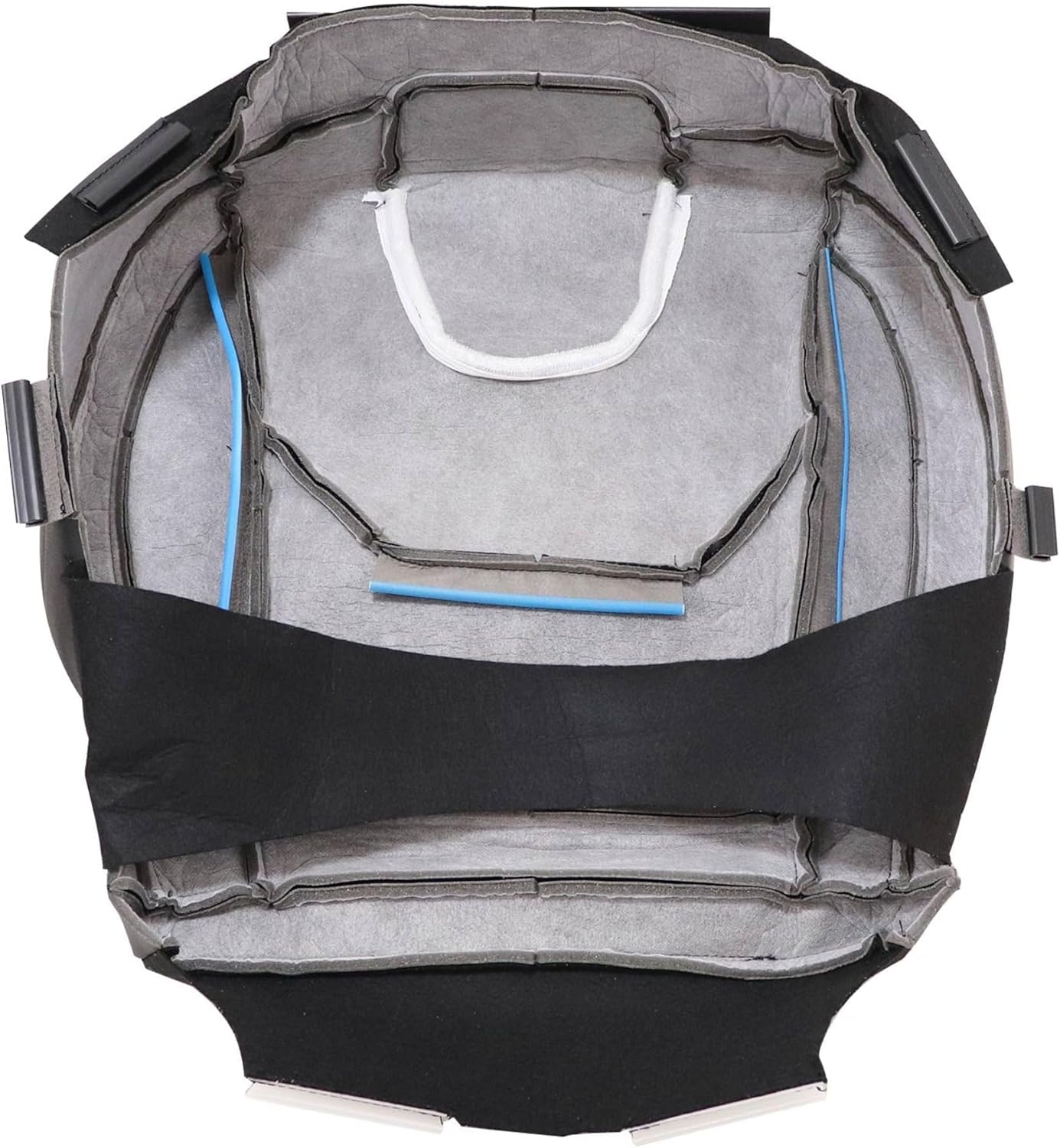 GXARTS Driver Side Bottom Lower Replacement Perforated Leather Seat Cover Black Compatible with Ford Fusion Titanium 2013 2014 2015 2016 2017 Fit for Ford Edge 2013 2014 2015 2016 2017