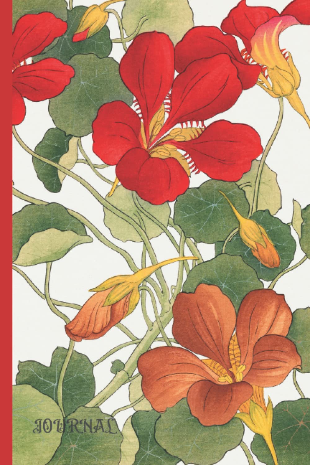 Journal: Nasturtiums Notebook with 120 Lined Pages