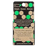 Vista 2 de Portland Bee Balm Bálsamo labial a base de cera de abeja natural hecho a mano, menta de Oregón, 3