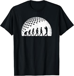 Funny Golf Evolution Golf Player Vintage Men Boys T-Shirt