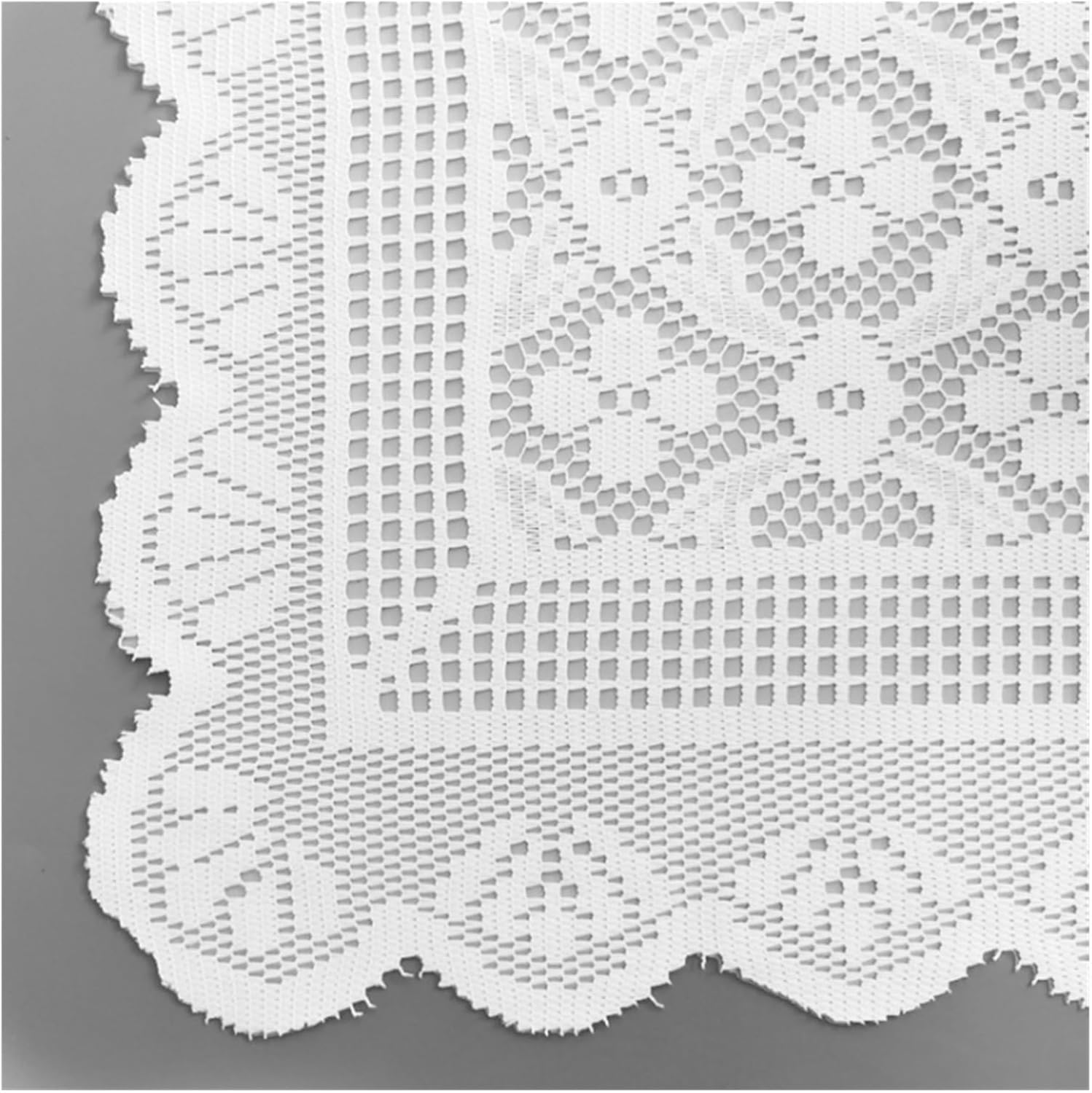 White lace table runner dining table tablecloth decoration coffee table TV cabinet decorative scarf