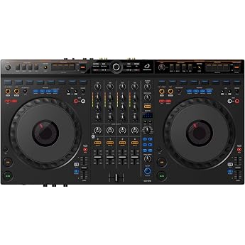 AlphaTheta 4ch Performance DJ Controller DDJ-GRV6 | Club Standard Layout, Full Size Jog Wheel, Fits Rekordbox, Serato DJ Pro