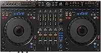 Controlador de DJ Pioneer DJ AlphaTheta DDJ-GRV6 com desempenho de 4 canais