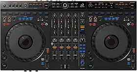 Controlador de DJ Pioneer DJ AlphaTheta DDJ-GRV6 com desempenho de 4 canais