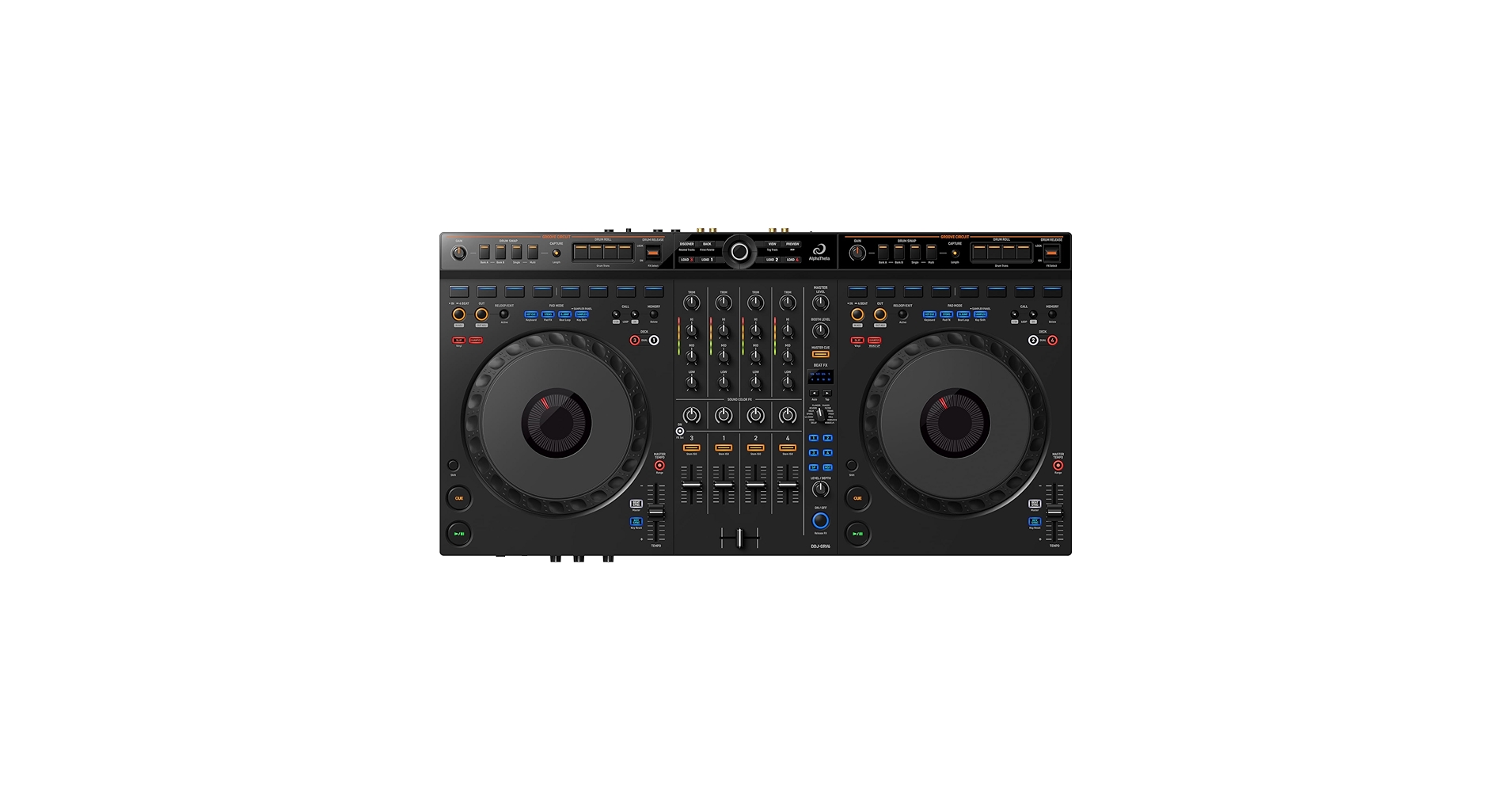 Pioneer AlphaTheta DDJ-GRV6 DJコントローラー Pioneer DJ AlphaTheta DDJ-GRV6 – Pioneer DJ Store