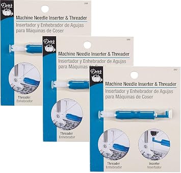 Dritz Machine Needle Inserter and Threader 3 Pack