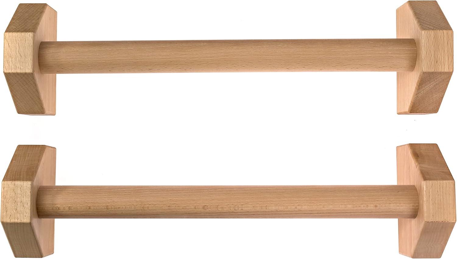 Driven | Professional Large Beech Wooden Parallettes | Calisthenics | Push Up Bars | Anti Slip Base | Gym Gear Workout Portable Crossfit