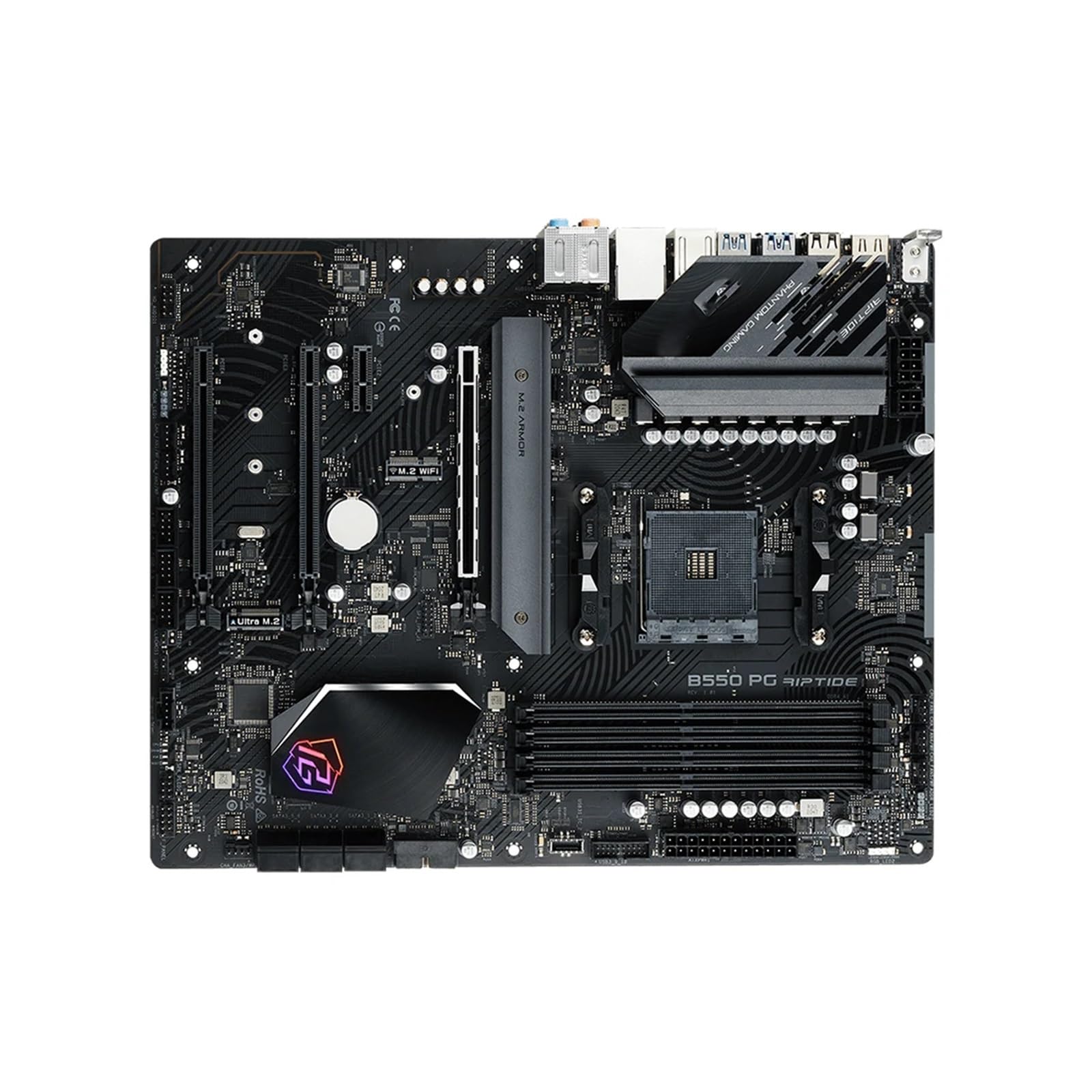 Carte mère B550 PG Riptide ASRock socket AM4 DDR4 ATX pour PC
