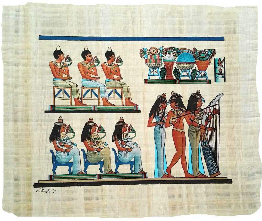 Papyrus original de l'ancienne Égypte Ref.71H-A cadeau idéal histoire
