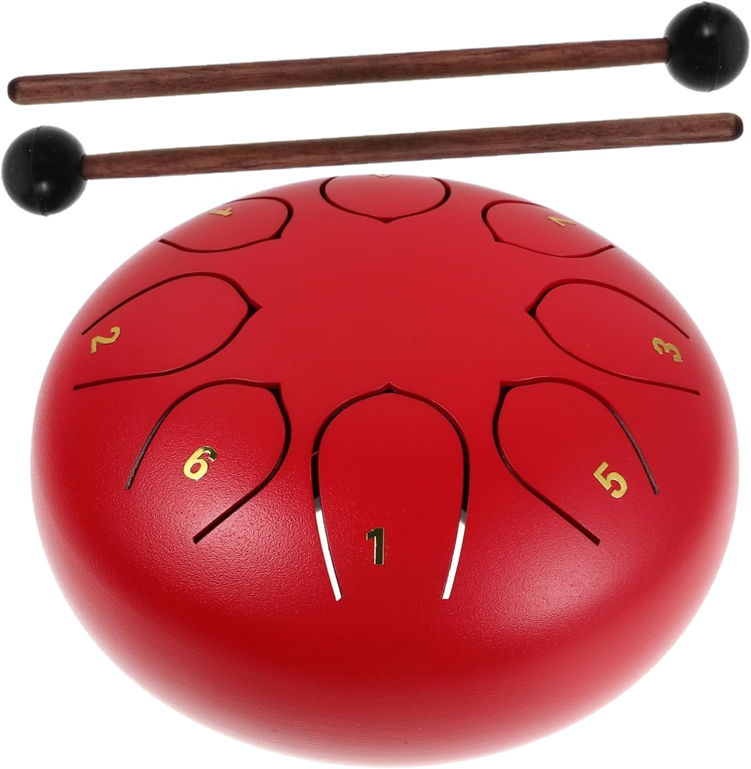 Kisangel Steel Tongue Drum Ethereal Percussion Instrument for Mindfulness and Relaxation Includes Mallets and Carry Bag for Yoga and Meditation Sessions