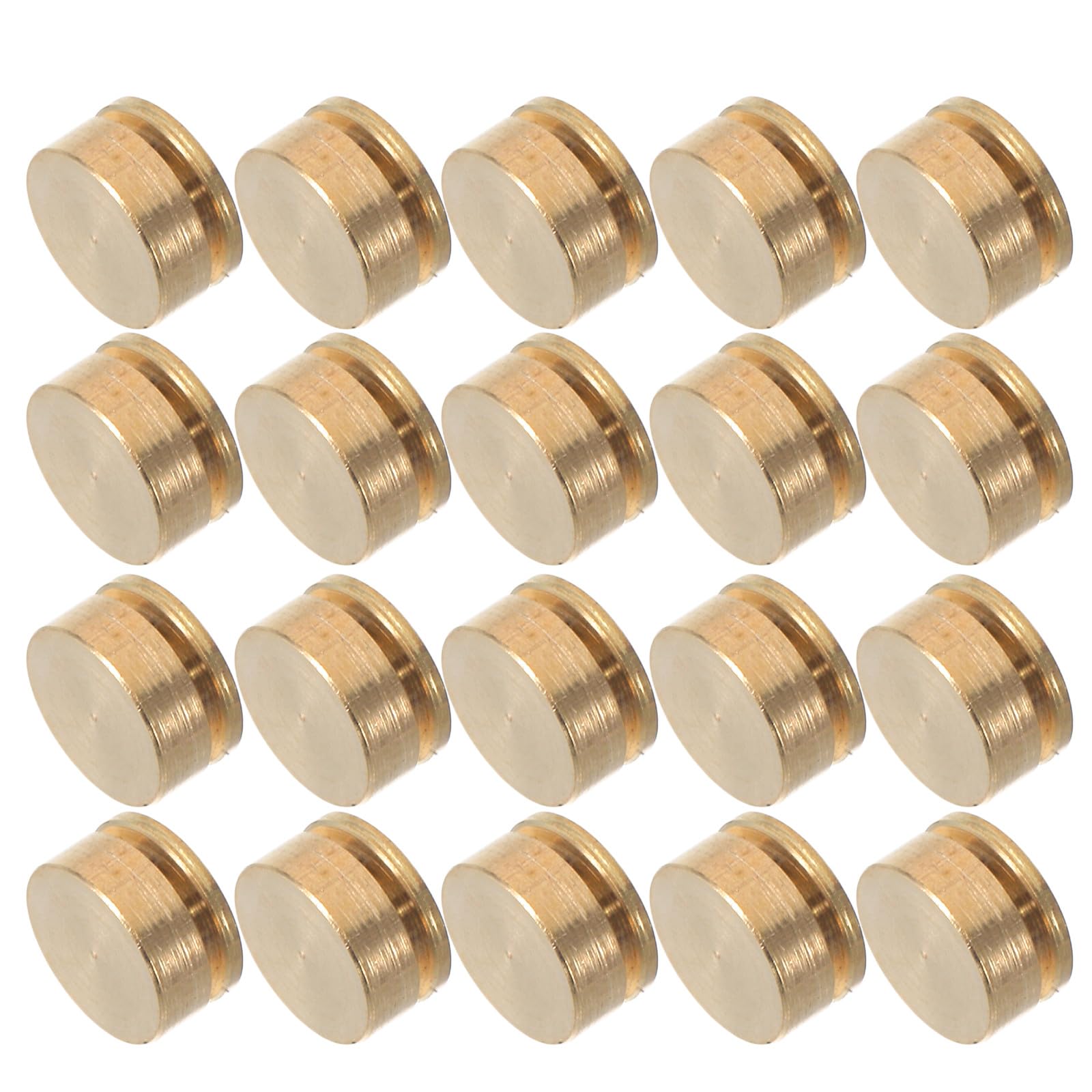 Lurrose Metal Nail Art Rotating Charm Spinner Shaft 20Pcs High-Speed Universal Bearing for DIY Manicure Jewelry Accessories Professional Nail Decor Tool