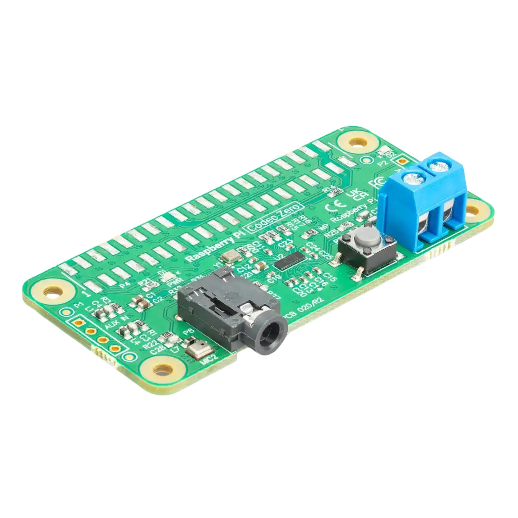Tarjeta de Sonido Raspberry Pi® IQaudio Codec Zero