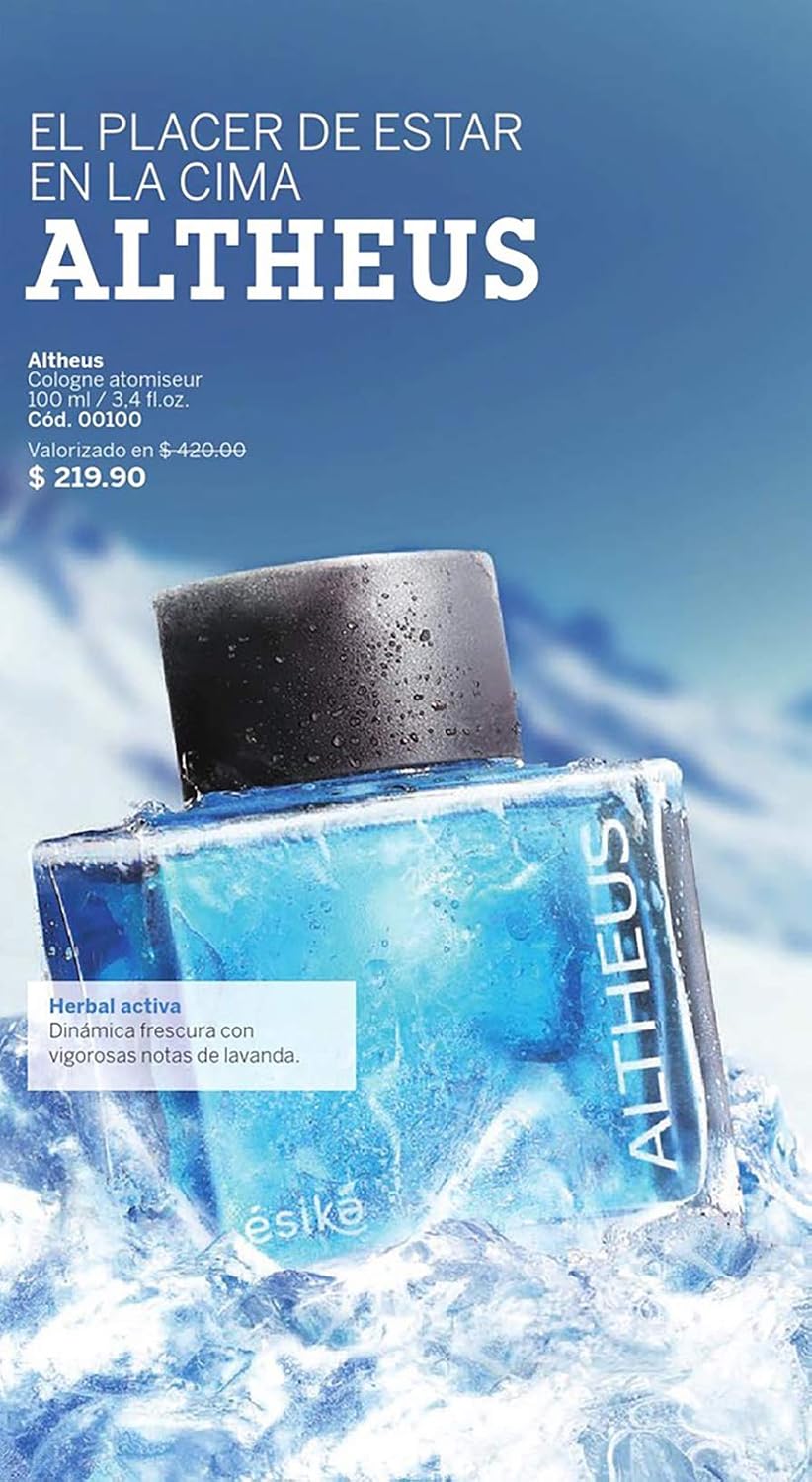 Colonia de hombre 75ml Altheus | ésika