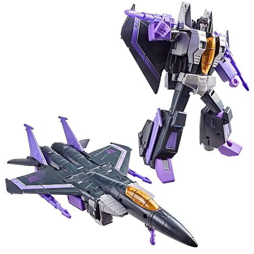 Transformers Studio Series, película, Skywarp, Figura Convertible Voyager Class de 16,5 cm