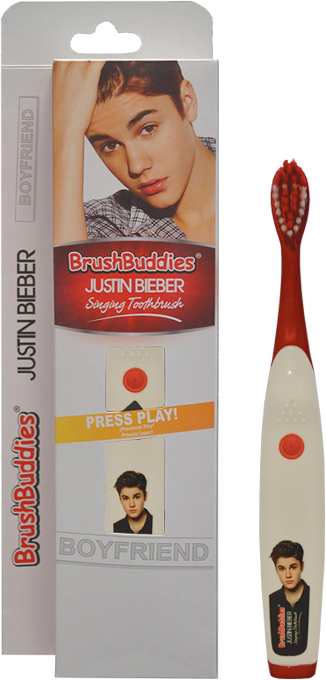 Brush Buddies Justin Bieber Singing Toothbrush, BoyFriend