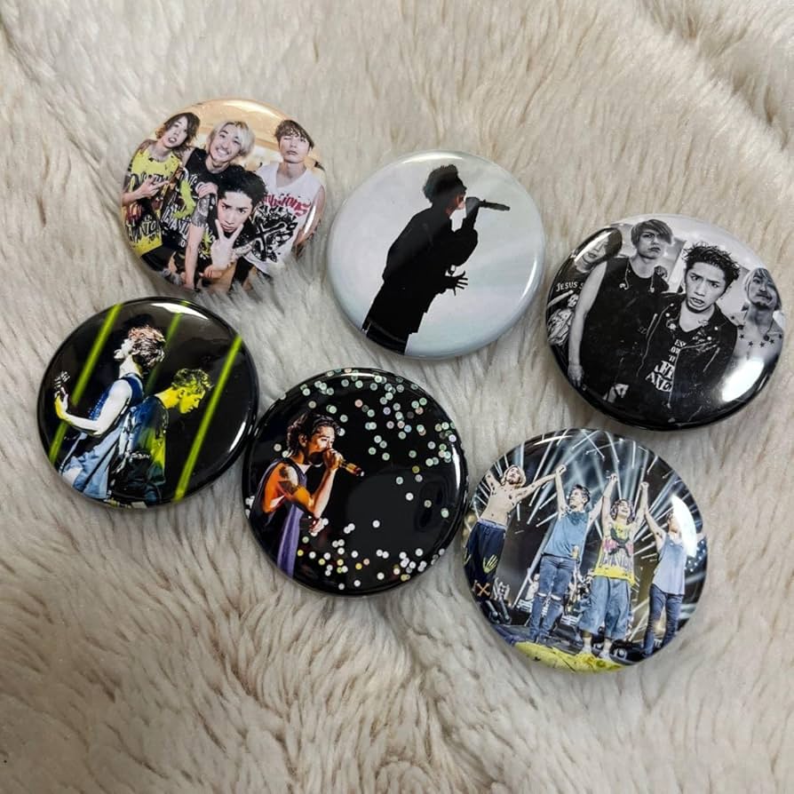 Amazon.co.jp: しました。ワンオク缶バッチ6個セット : おもちゃ