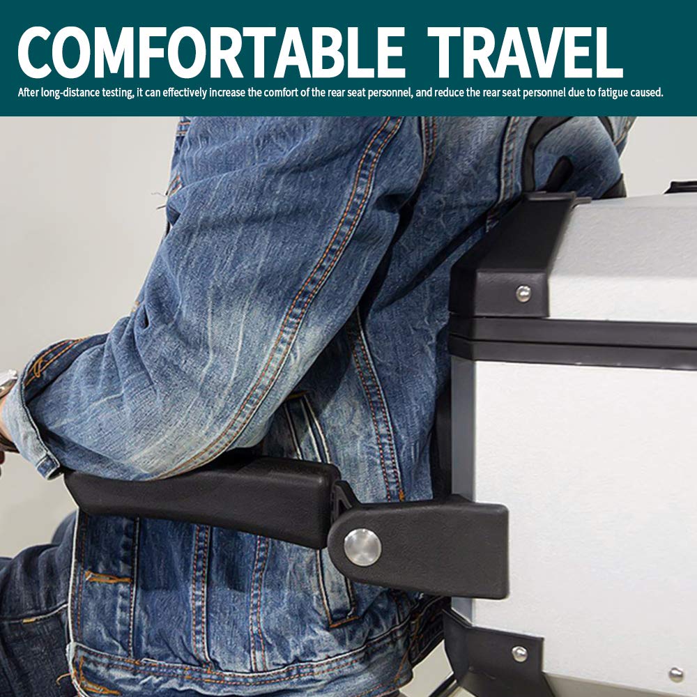 Motorrad Rückenlehne Top Case Zubehör - PU Lederg Polster 3cm Dicke