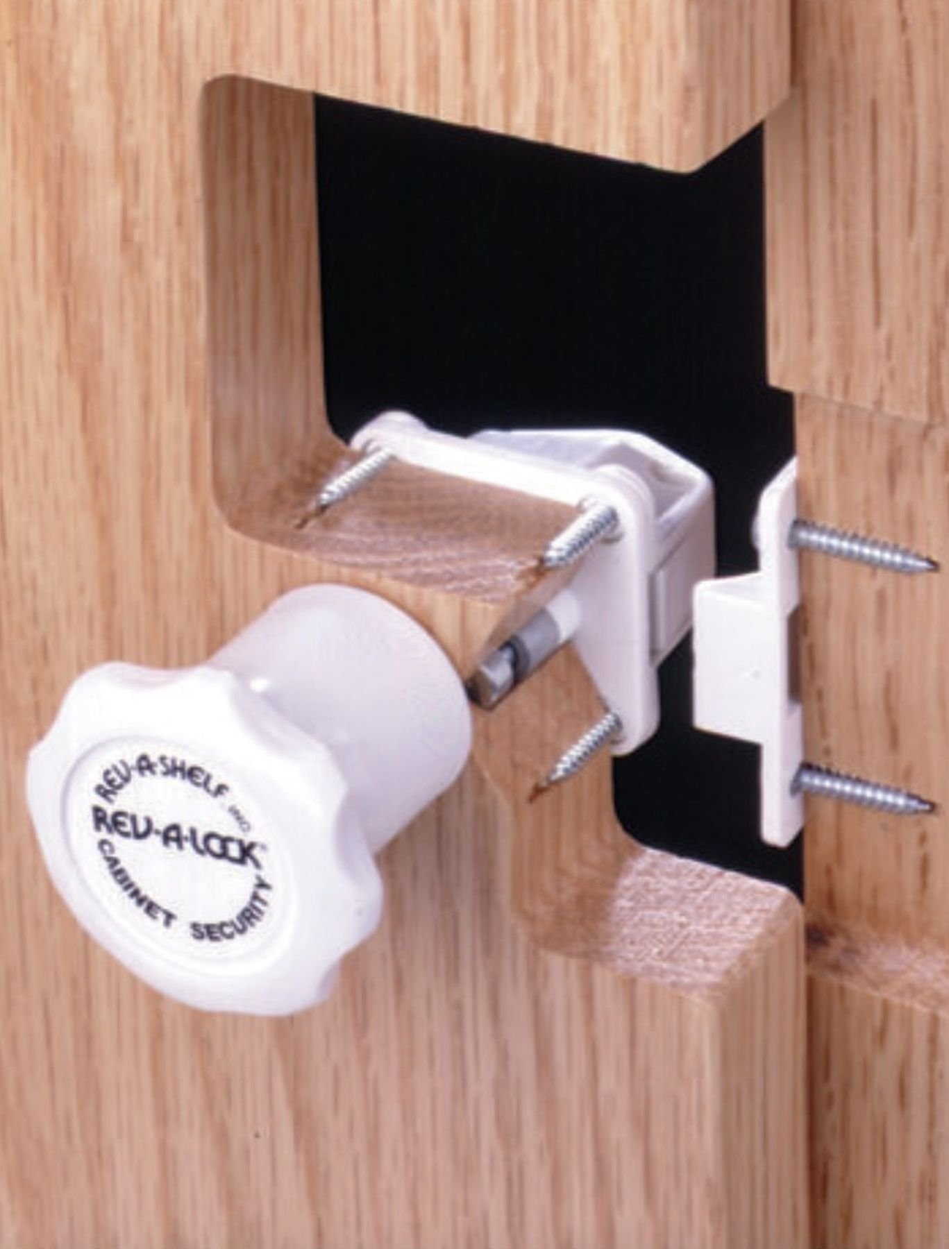 Kinder Kommoden Küchen Schranksicherung REV-A-LOCK Schloss + Magnetschlüssel (Set 3)